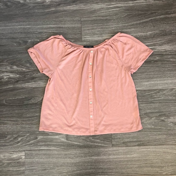 NWOT Light Pink Flowy Top - Picture 2 of 3